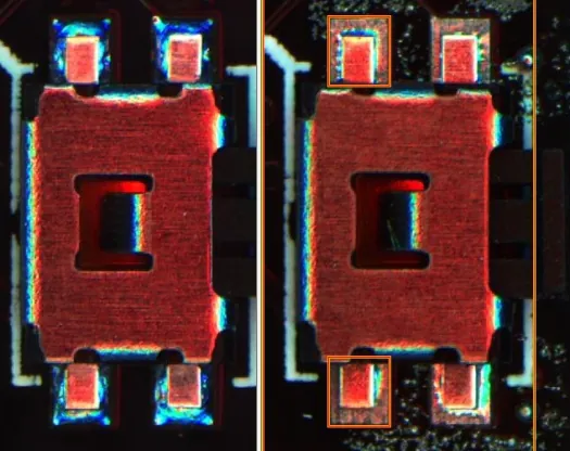 Solder-pad and FOV assisted positioning